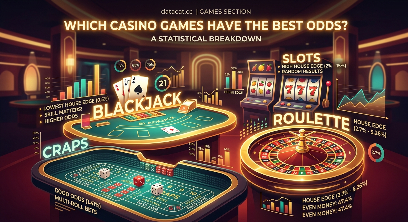 Which Casino Games Have the Best Odds? A Statistical Breakdown - Illustration 2