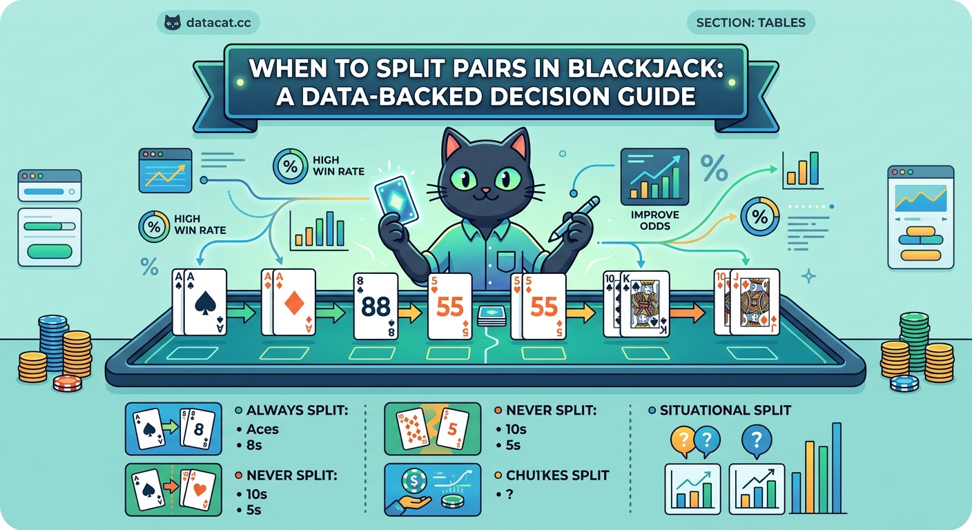 When to Split Pairs in Blackjack: A Data-Backed Decision Guide — 2