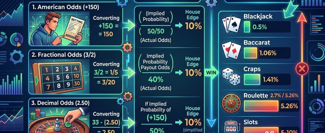 Converting Casino Odds Formats to Compare House Edge Across Games